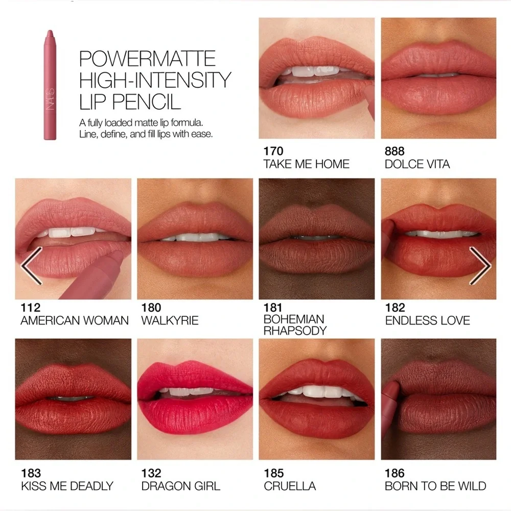 🎉 HP 🎉 NARS SET OF LONG LASTING POWERMATE HIGH INTENSITY LIP PENCILS